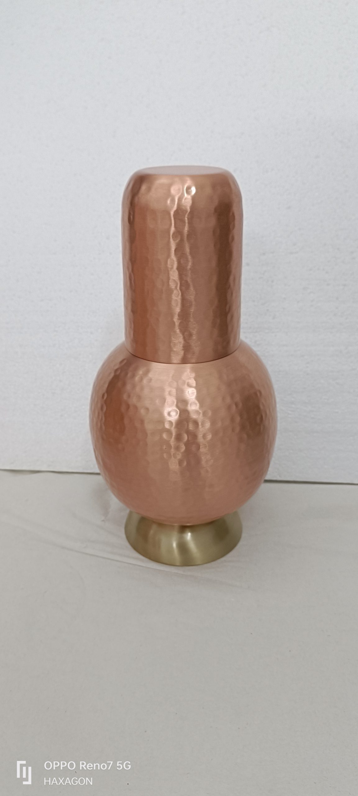 <span style="margin: 0px 0px 5px 0px; font-weight: 600; color:#81655d;">Item #: 1514</span><br />Copper Carafe