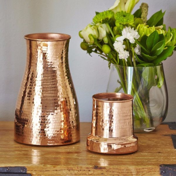 <span style="margin: 0px 0px 5px 0px; font-weight: 600; color:#81655d;">Item #: 1516</span><br />Copper Carafe