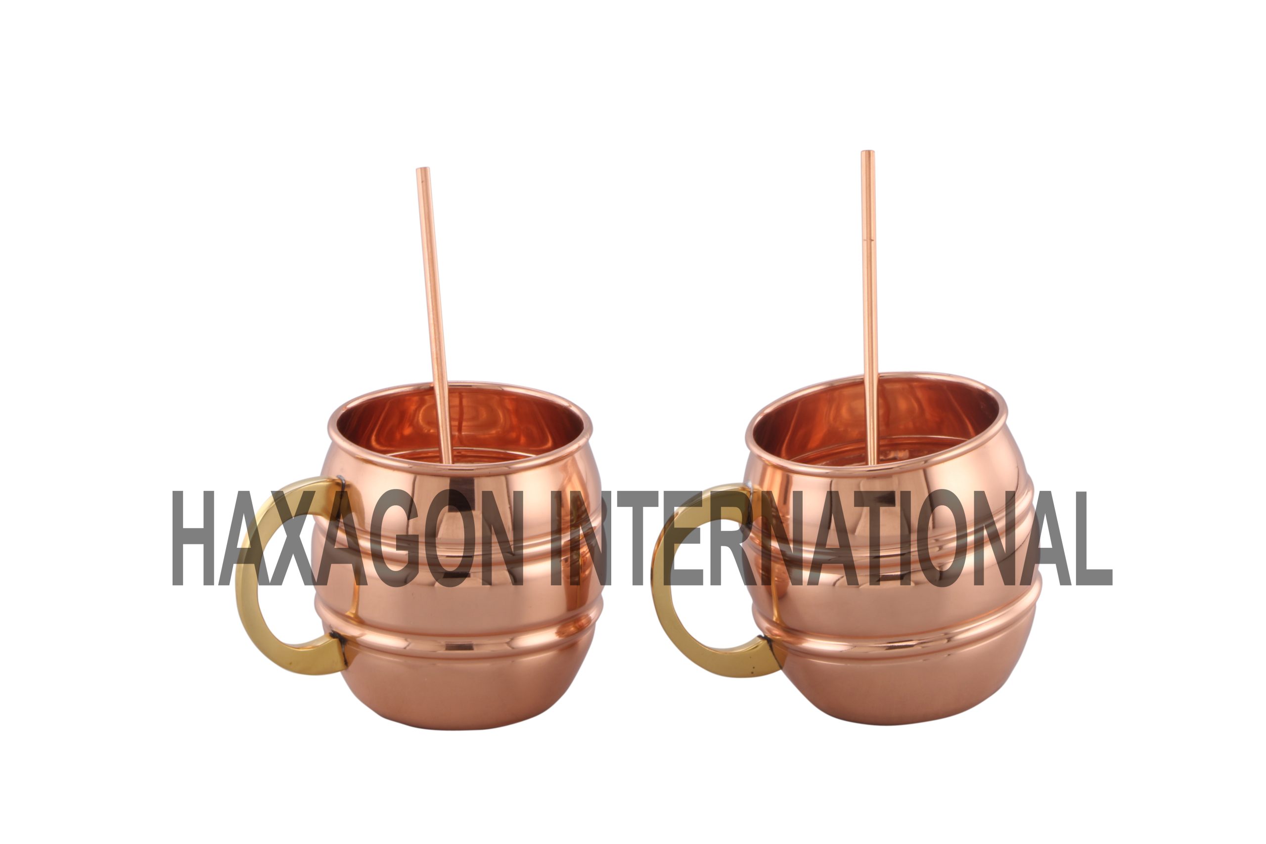 <span style="margin: 0px 0px 5px 0px; font-weight: 600; color:#81655d;">Item #: 2440</span><br />Copper Moscow Mule Mugs