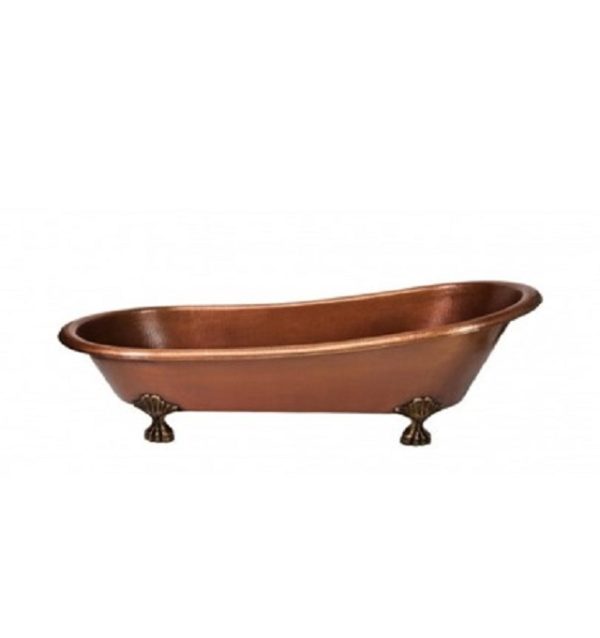 Hammered Exterior And & Interior Bathtub