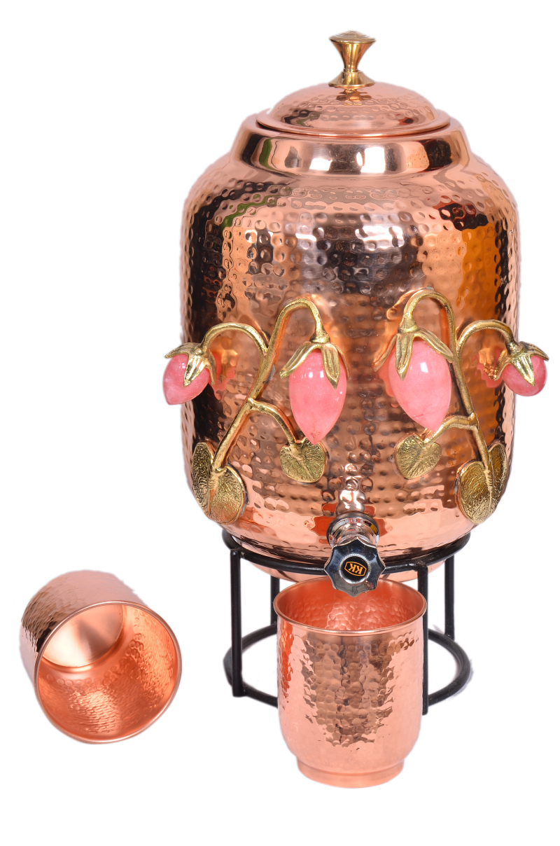 <span style="margin: 0px 0px 5px 0px; font-weight: 600; color:#81655d;">Item #: 6648</span><br />kali copper water cooler