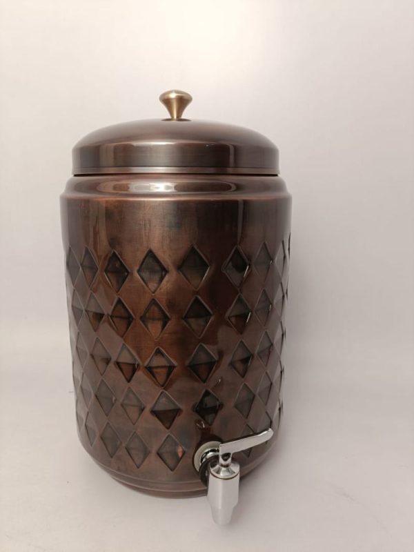 Antique Diamond Copper water cooler